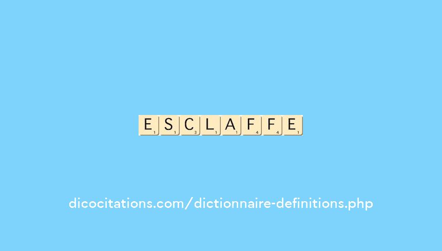 esclaffe