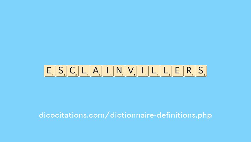 esclainvillers