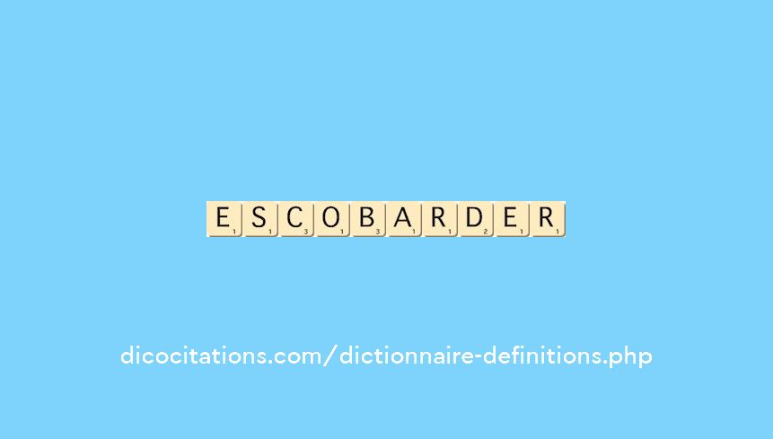 escobarder