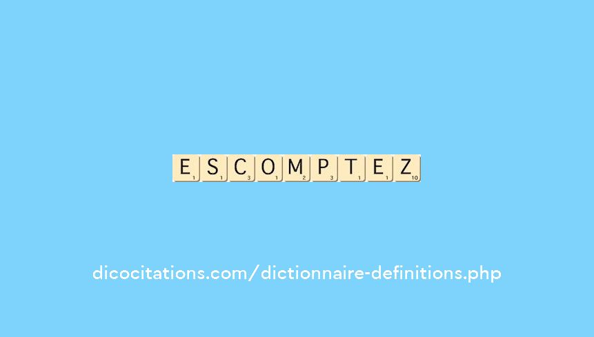 escomptez escomptez