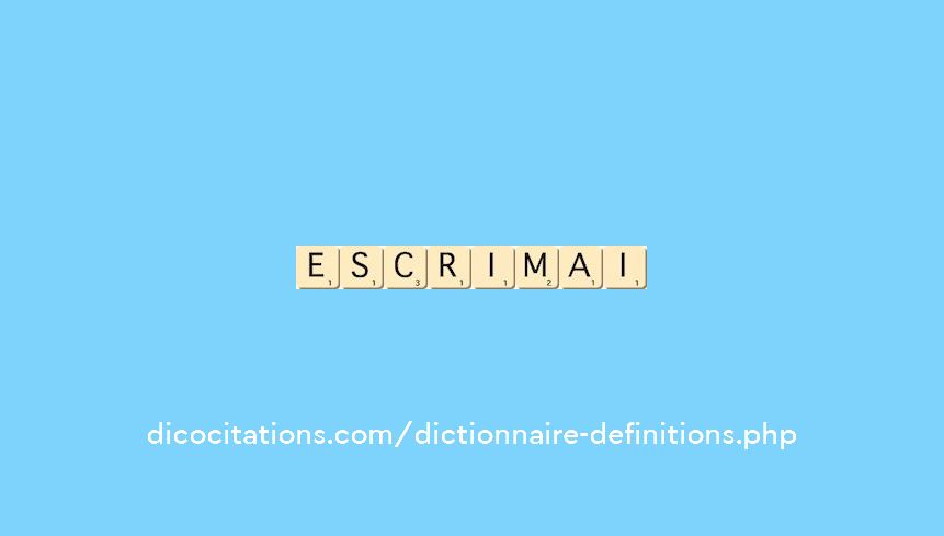 escrimai