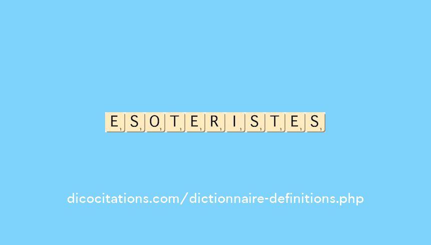 esoteristes