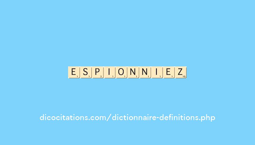 espionniez espionniez