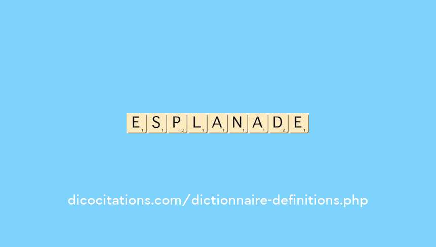 esplanade