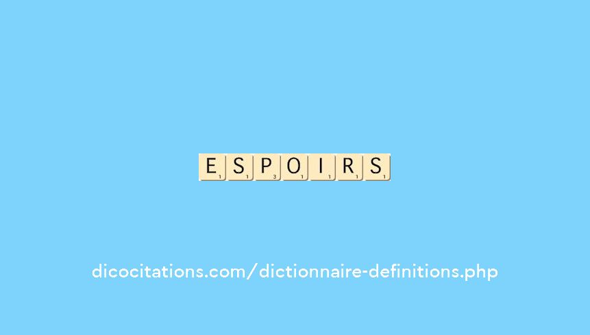 espoirs