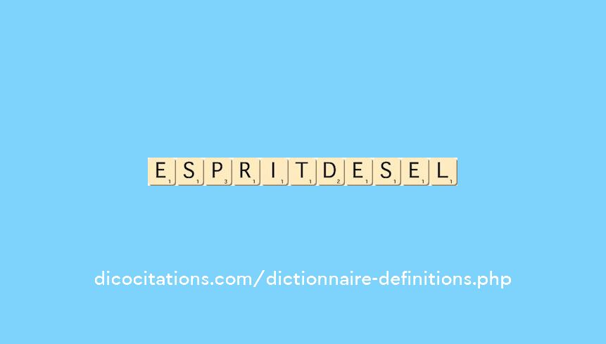 esprit-de-sel esprit-de-sel