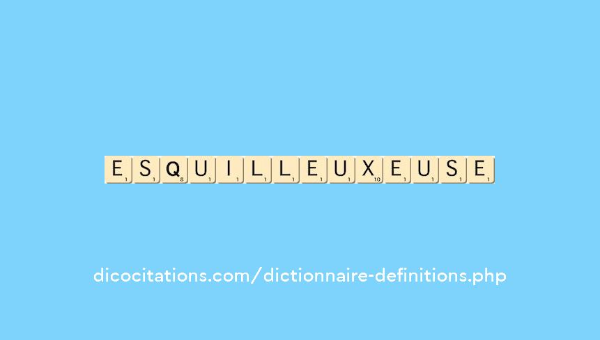 esquilleux--euse