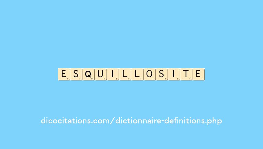 esquillosite