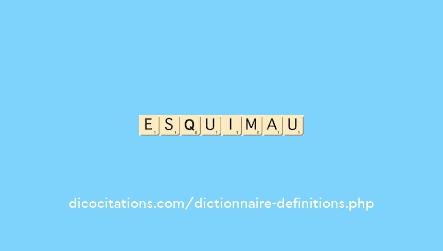 esquimau esquimau