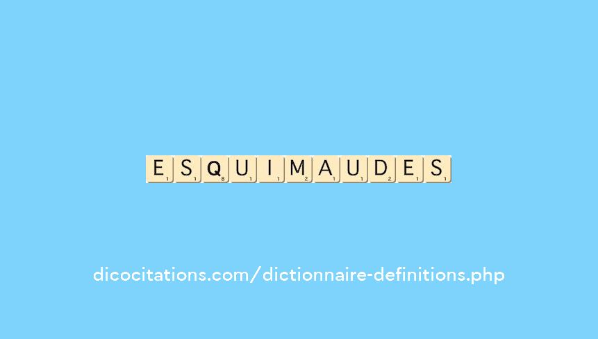 esquimaudes esquimaudes