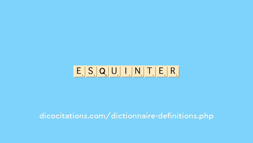 esquinter esquinter