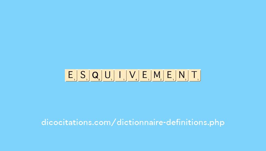 esquivement