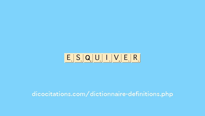 esquiver