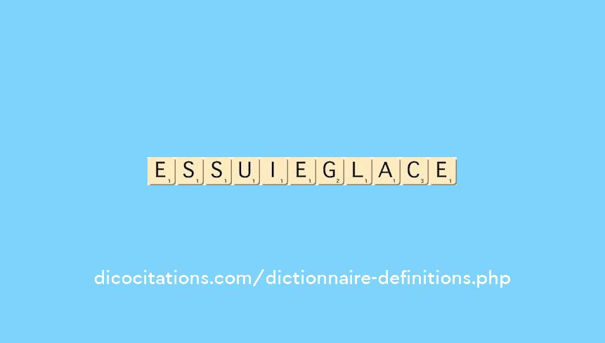 essuie-glace essuie-glace