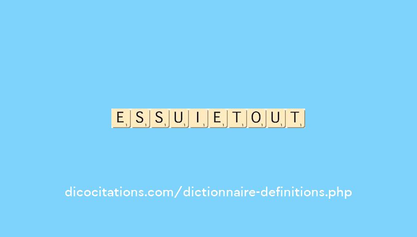 essuie-tout essuie-tout