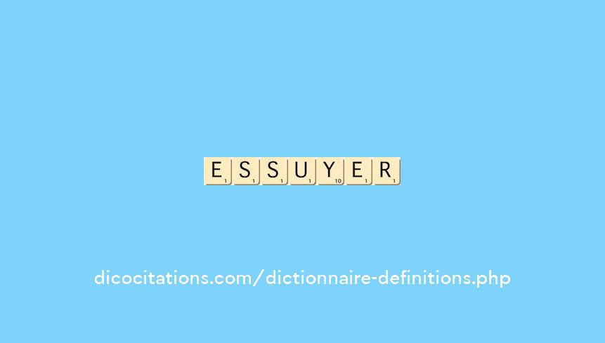 essuyer
