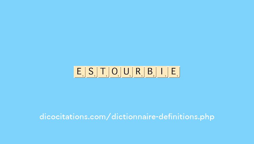 estourbie estourbie