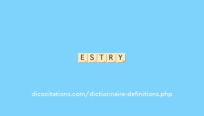 estry