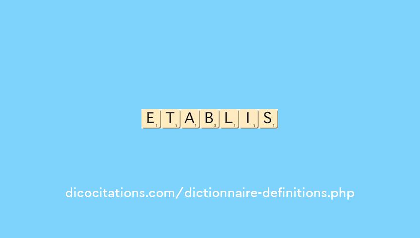 etablis etablis
