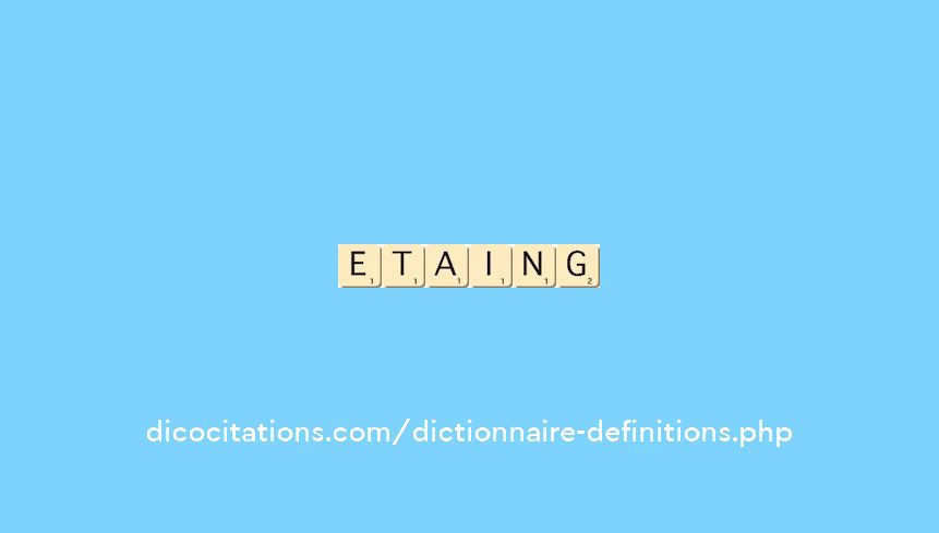 etaing
