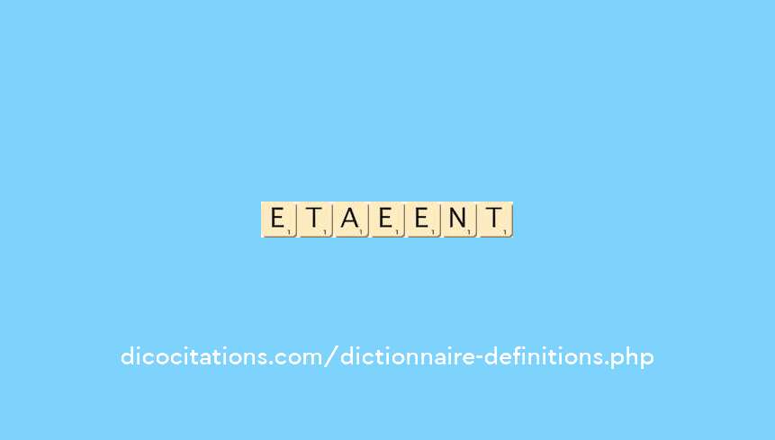 etalement etalement