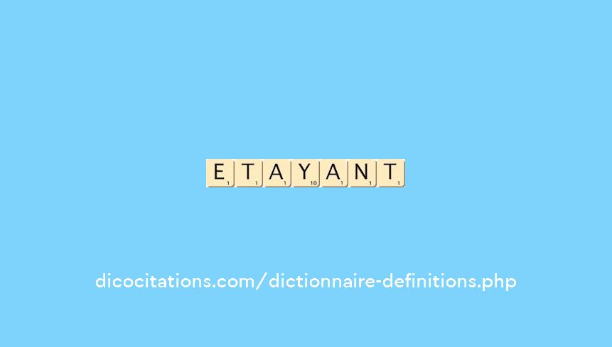 etayant