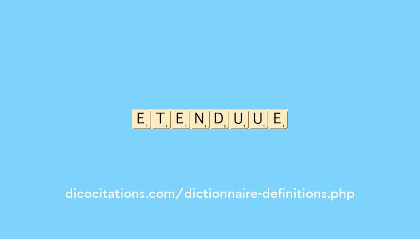 etendu--ue