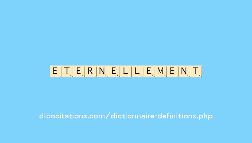 eternellement