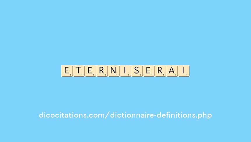 eterniserai eterniserai