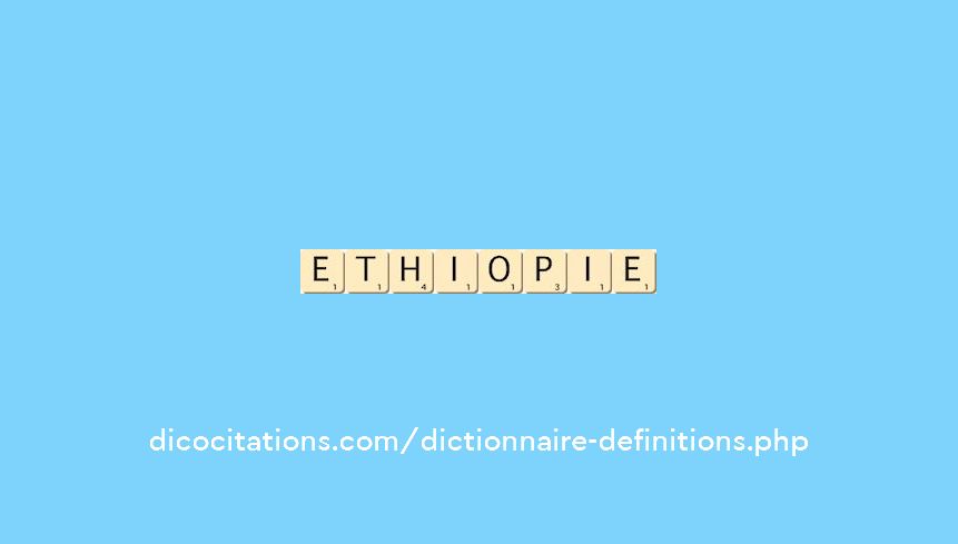 ethiopie ethiopie