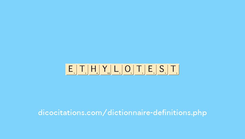 ethylotest ethylotest