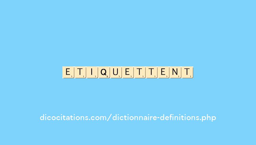 etiquettent etiquettent