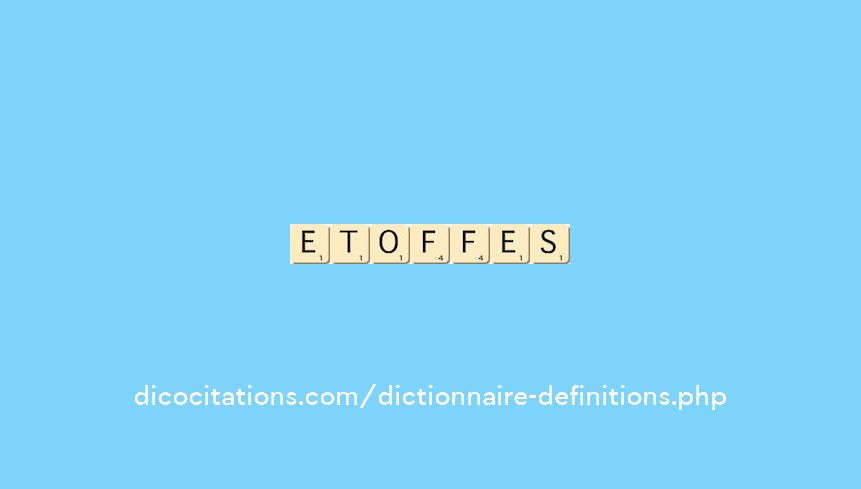 etoffes etoffes