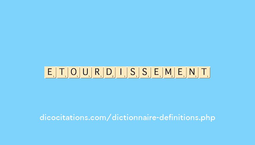etourdissement etourdissement