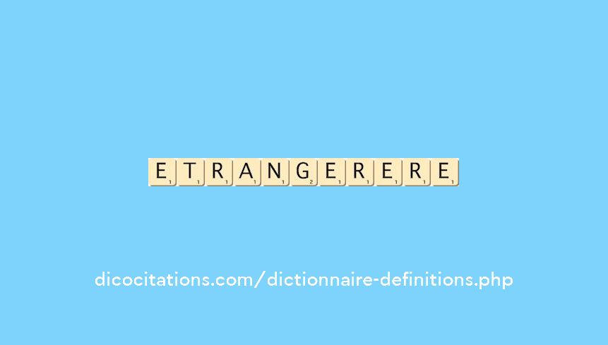etranger--ere