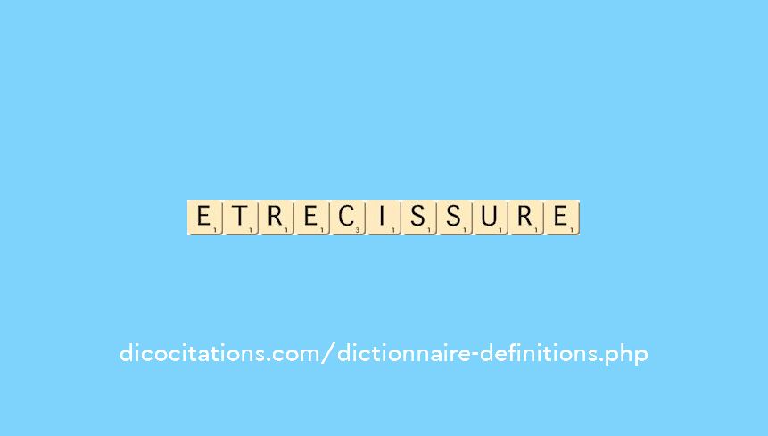 etrecissure