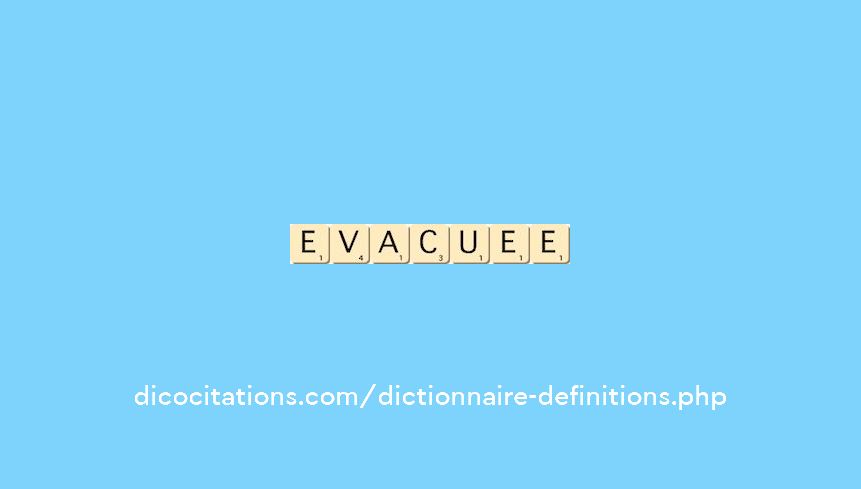 evacuee