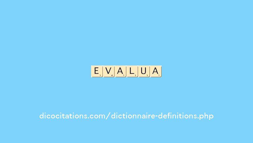 evalua evalua