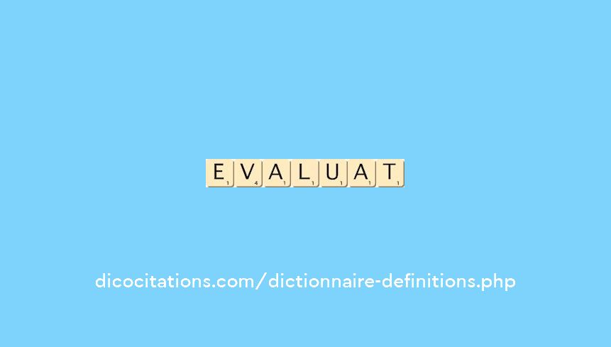 evaluat evaluat