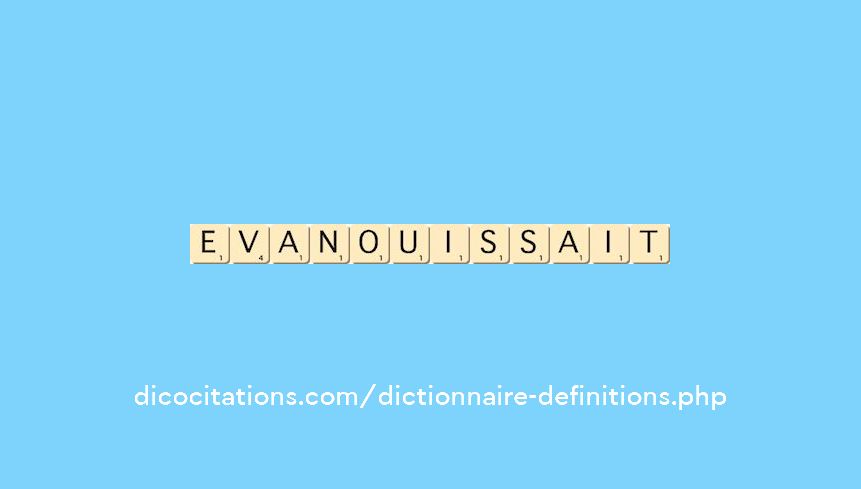 evanouissait