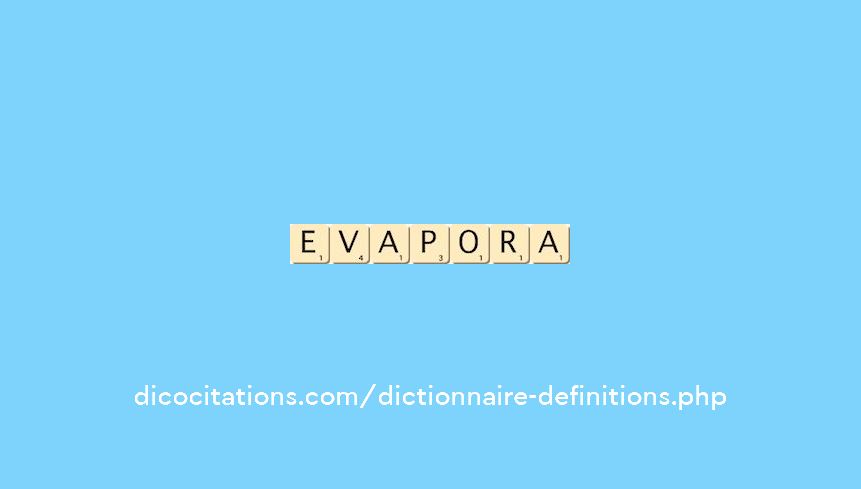 evapora evapora