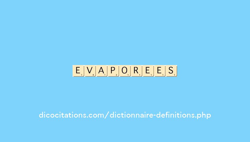 evaporees evaporees