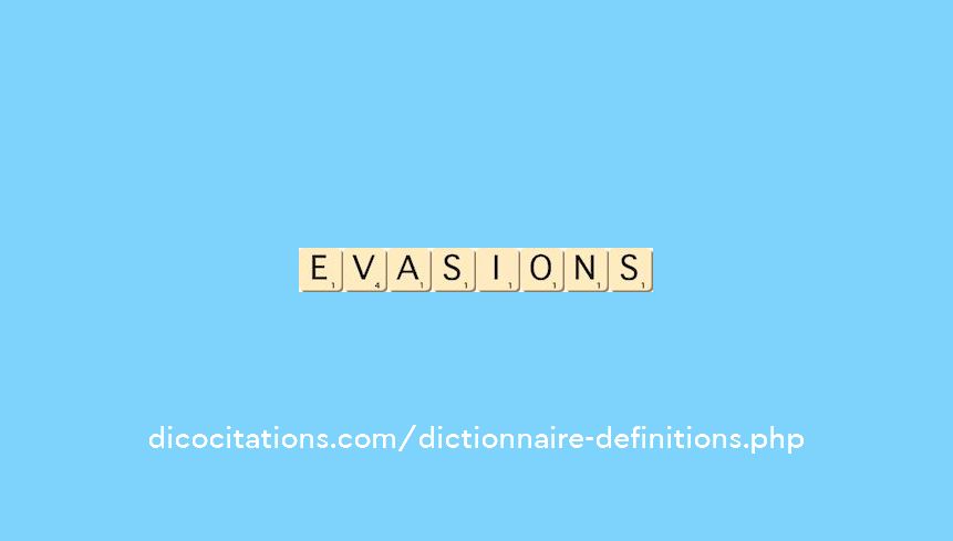 evasions evasions