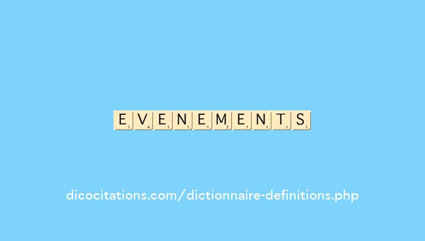evenements evenements