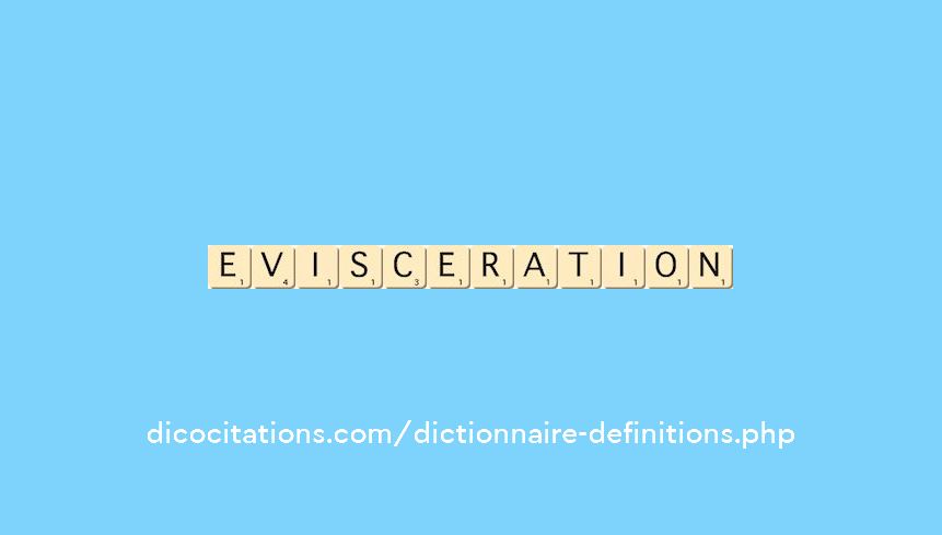 evisceration