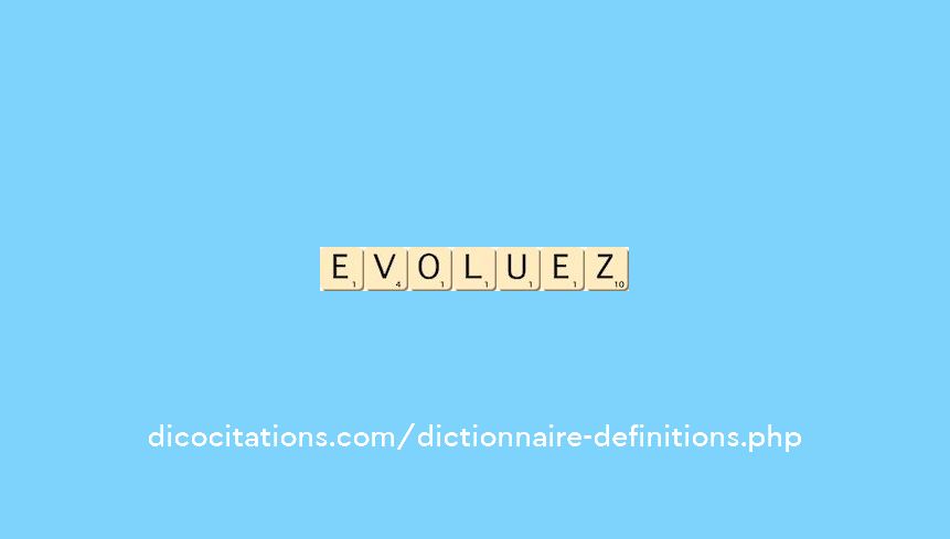 evoluez evoluez