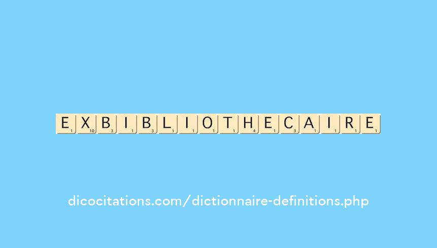 ex-bibliothecaire ex-bibliothecaire