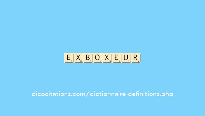ex-boxeur