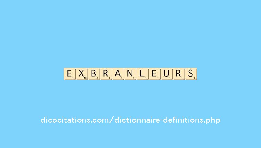 ex-branleurs ex-branleurs
