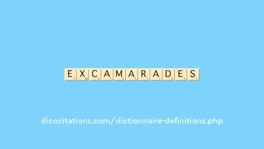 ex-camarades ex-camarades